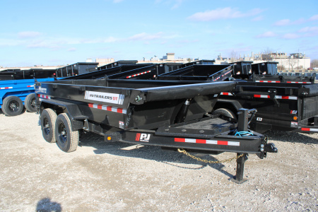 New 2026 PJ Trailers 14' DT1 15.4K GVWR Dump Trailer