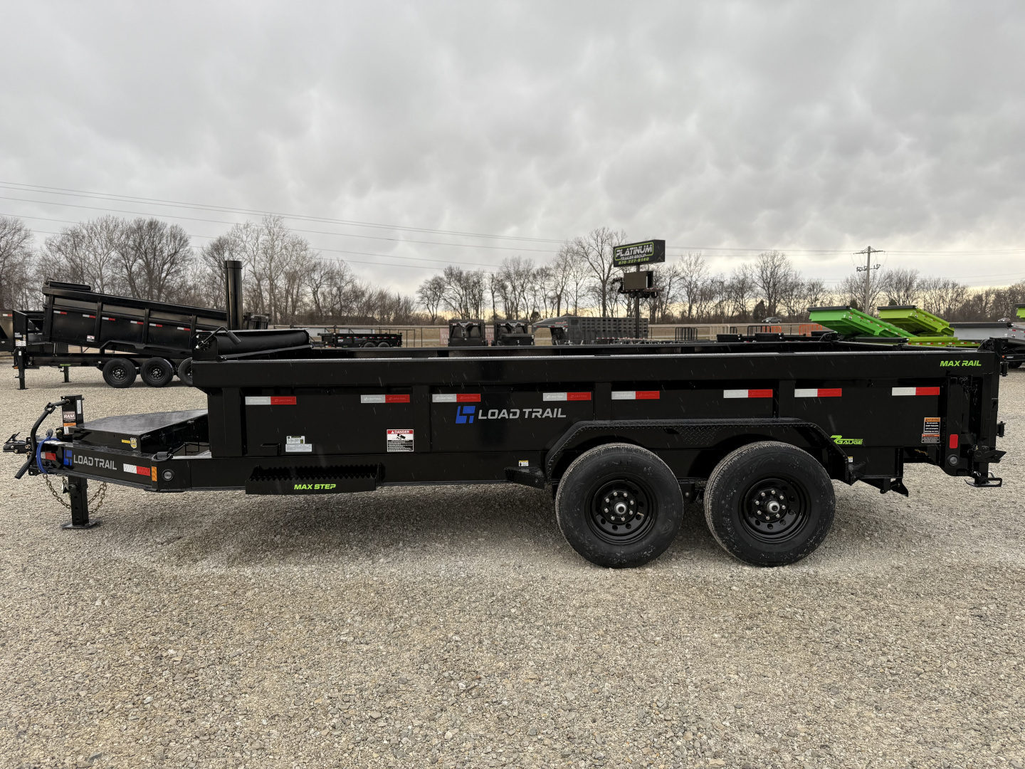 New 2026 Load Trail 83X16 DL DUMP TRAILER, SPREAD GATE, TARP, AND RAMPS