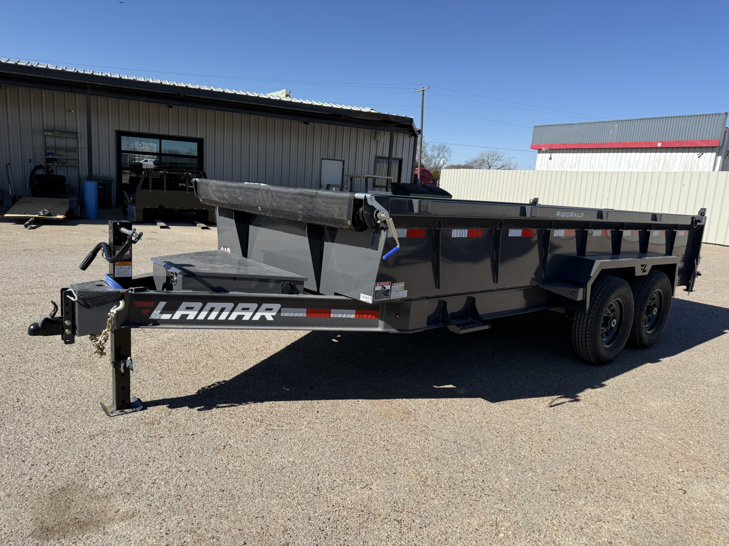 New 2026 Lamar Trailers 83X16 LOW PRO 14K Dump Trailer