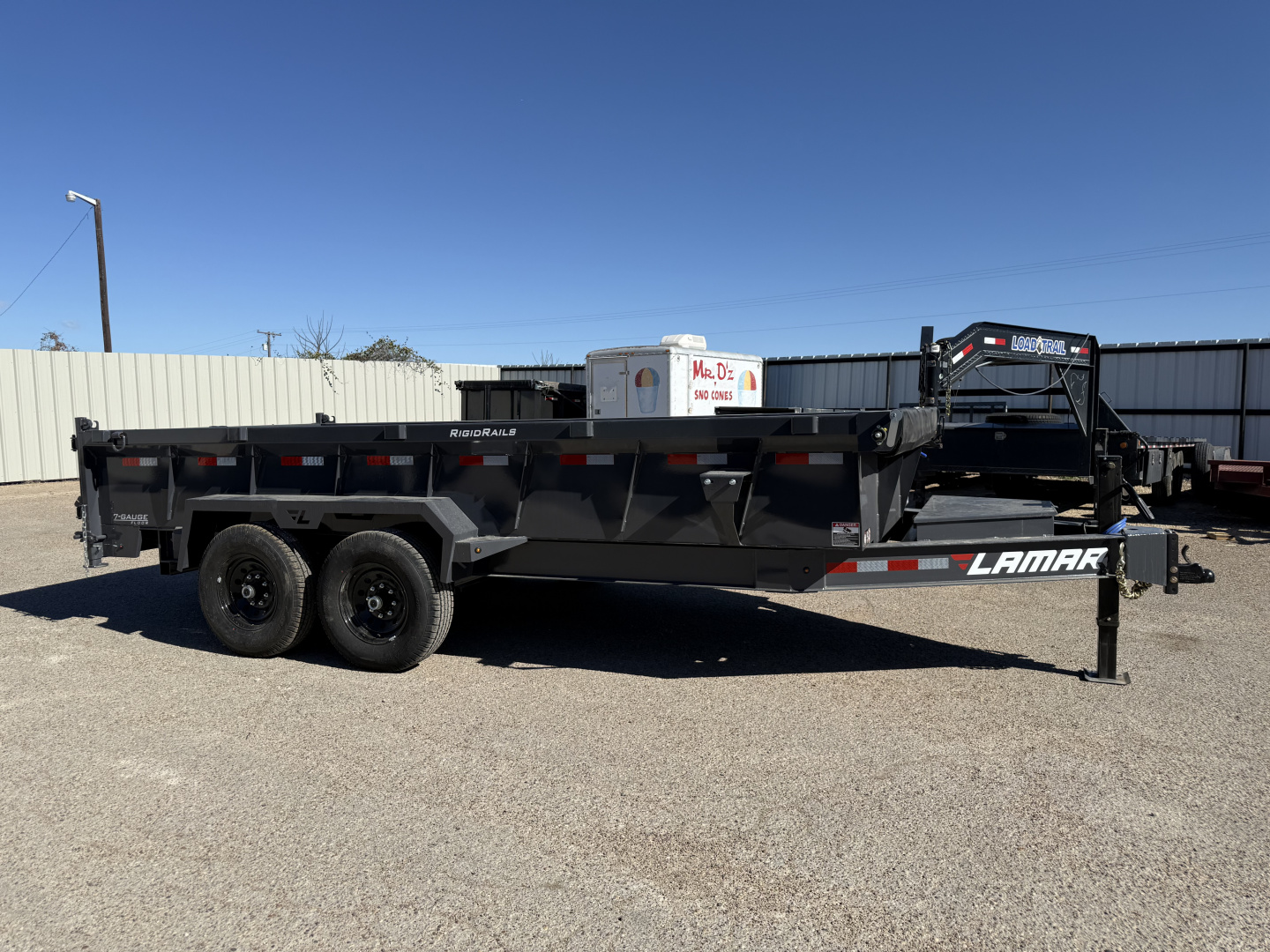 New 2026 Lamar Trailers 83X16 LOW PRO 14K Dump Trailer