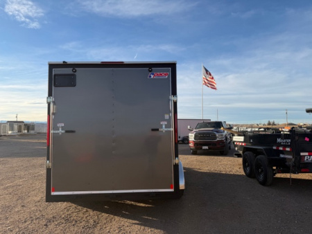 New 2026 Pace American 7X16 Outback Cargo / Enclosed Trailer- 7x16 Charcoal