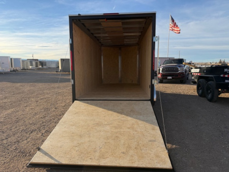 New 2026 Pace American 7X16 Outback Cargo / Enclosed Trailer- 7x16 Charcoal