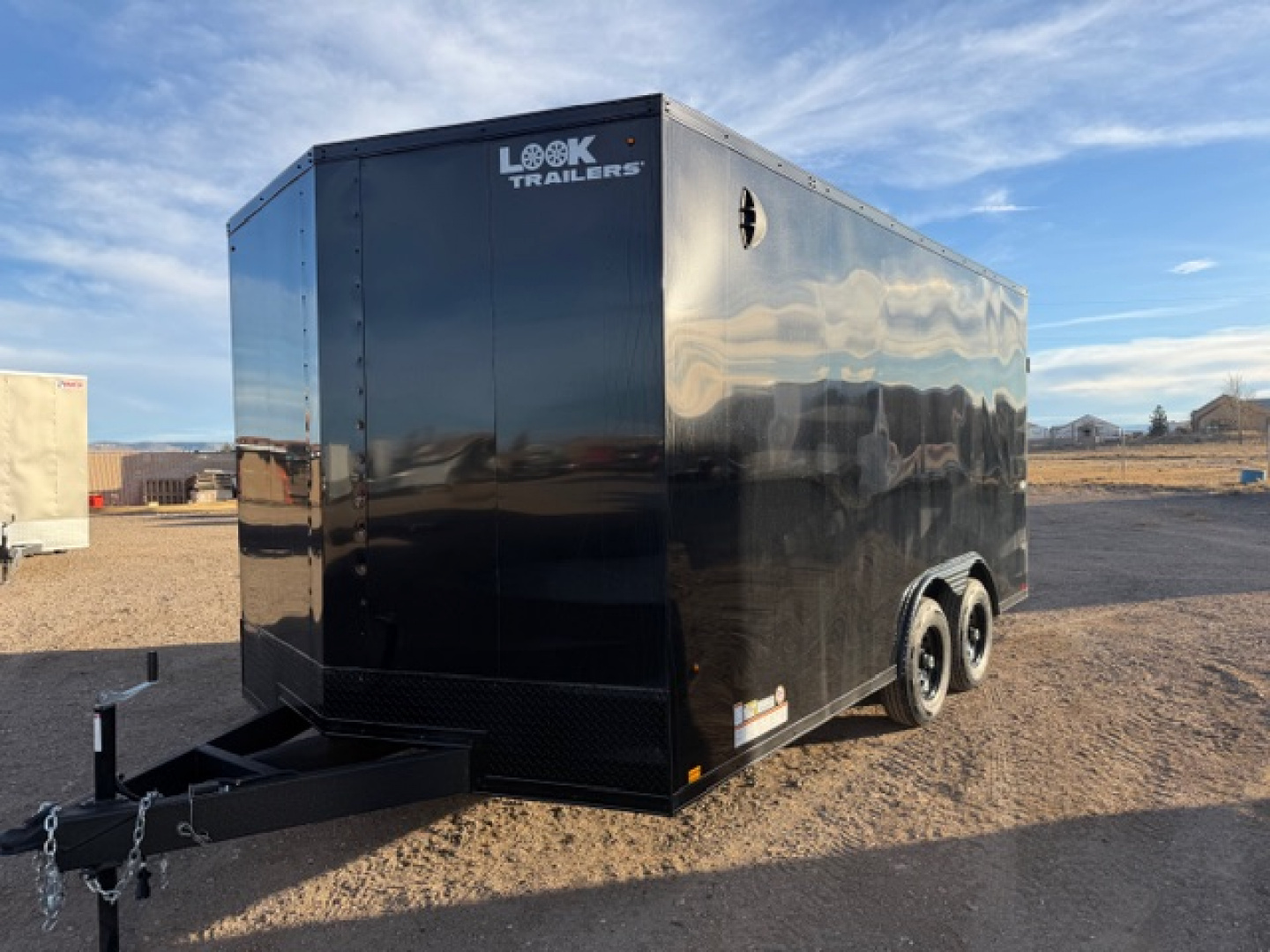 New 2026 Look Trailers 8.5X16 ST DLX- 6IN TALLER - Black- 10K