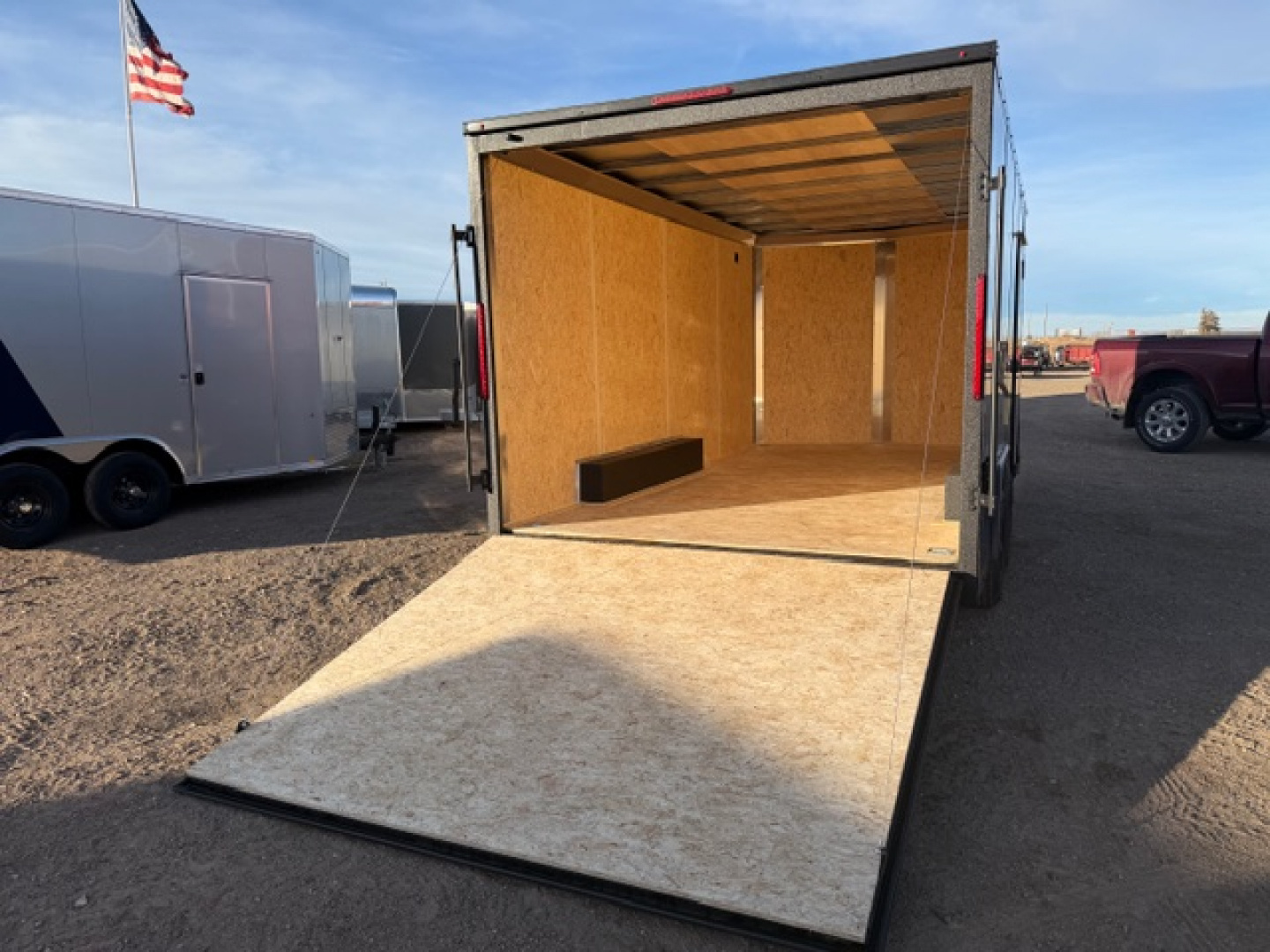 New 2026 Look Trailers 8.5X16 ST DLX- 6IN TALLER - Black- 10K