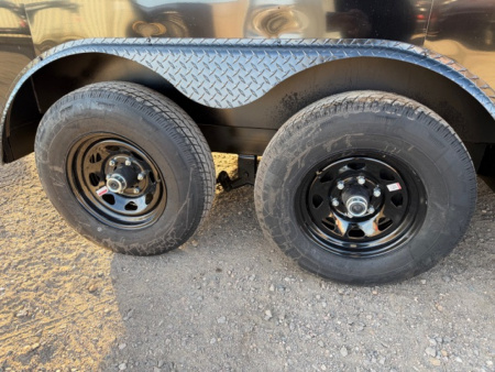 New 2026 Look Trailers 8.5X16 ST DLX- 6IN TALLER - Black- 10K