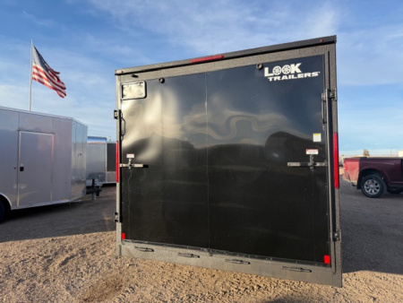 New 2026 Look Trailers 8.5X16 ST DLX- 6IN TALLER - Black- 10K