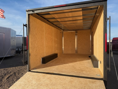 New 2026 Look Trailers 8.5X16 ST DLX- 6IN TALLER - Black- 10K