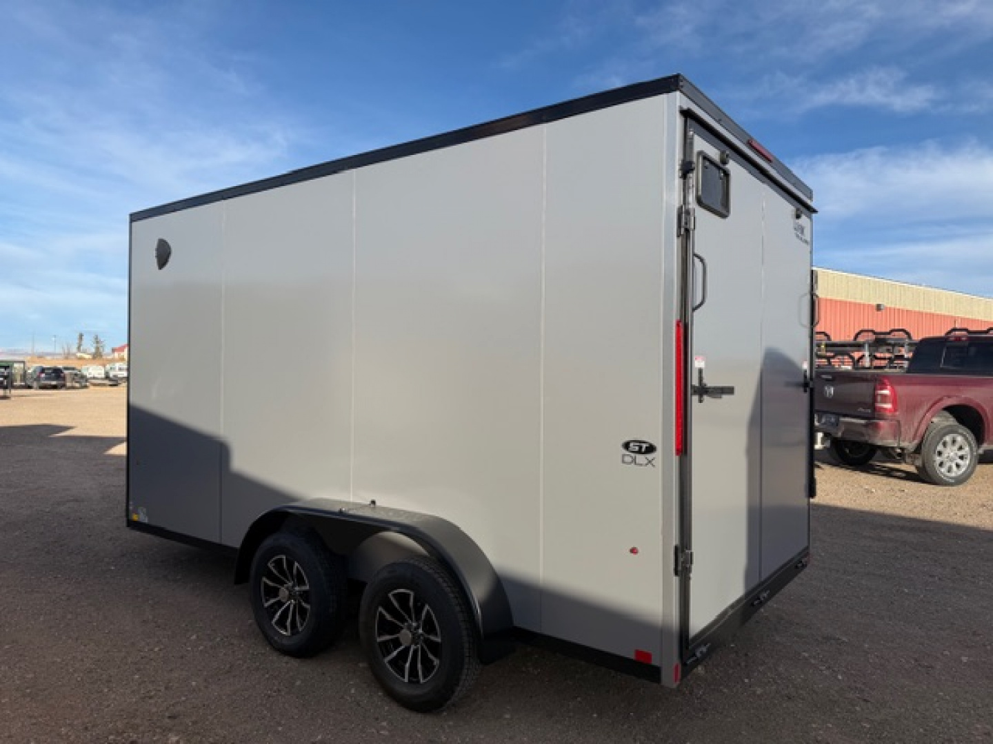 New 2025 Look Trailers 7x14 Enclosed- 7K- Polycore Sides- Silver