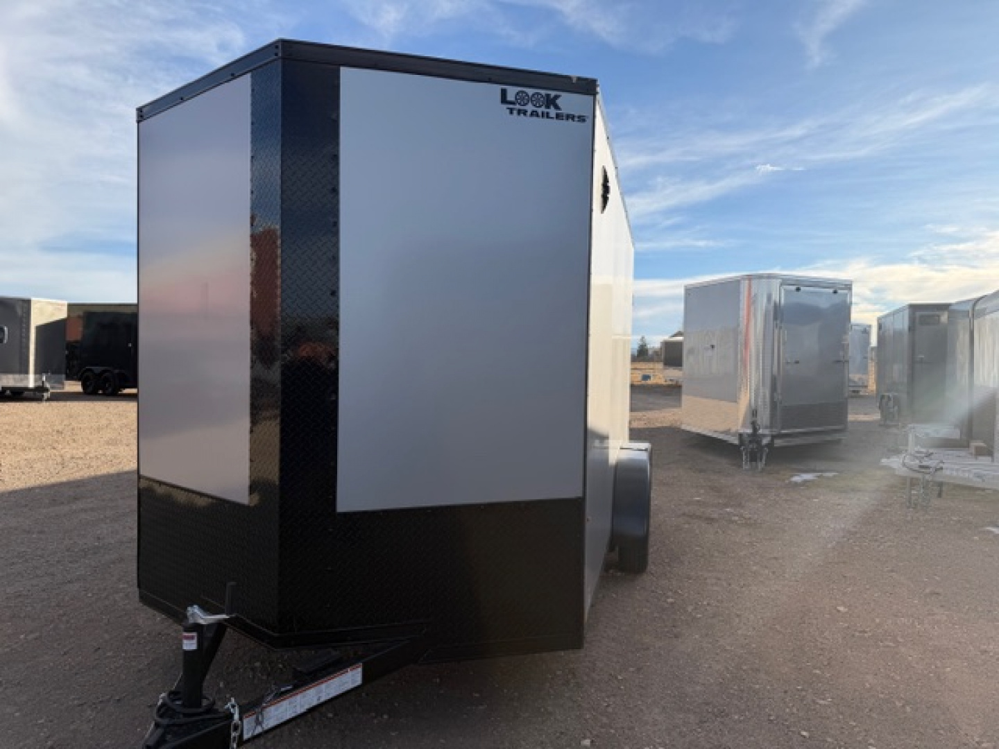 New 2025 Look Trailers 7x14 Enclosed- 7K- Polycore Sides- Silver
