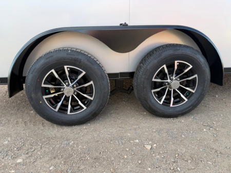 New 2025 Look Trailers 7x14 Enclosed- 7K- Polycore Sides- Silver