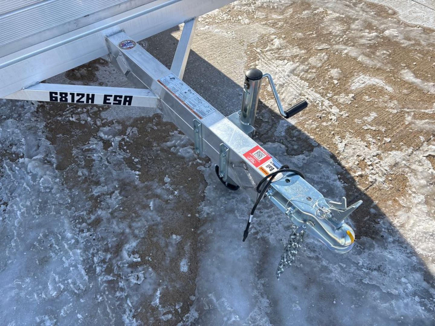 New 2026 Aluma 6812H-ESA-S-TG Utility Trailer