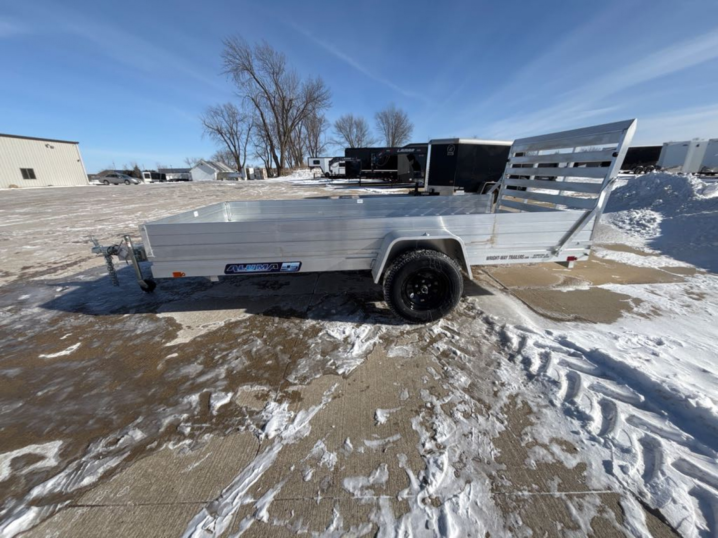 New 2026 Aluma 6812H-ESA-S-TG Utility Trailer