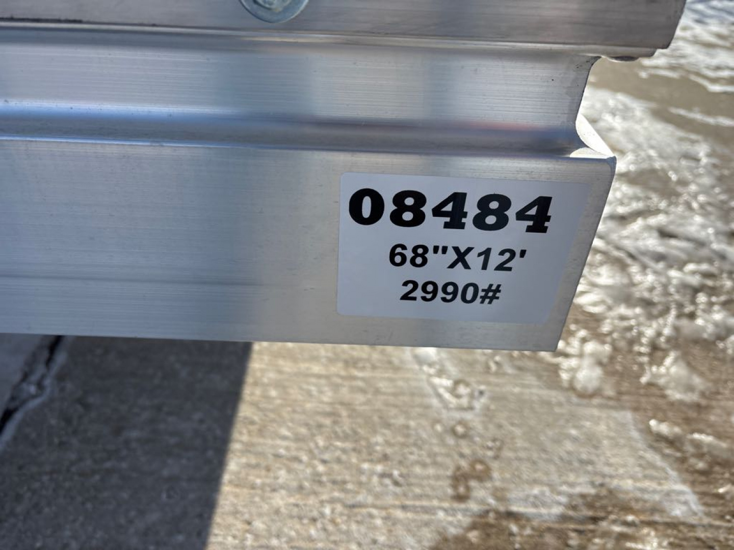 New 2026 Aluma 6812H-ESA-S-TG Utility Trailer