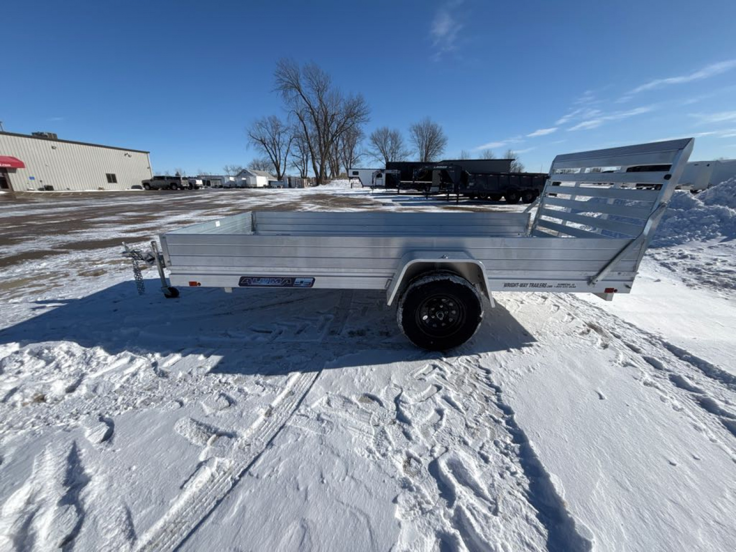 New 2026 Aluma 6812H-ESA-S-TG Utility Trailer