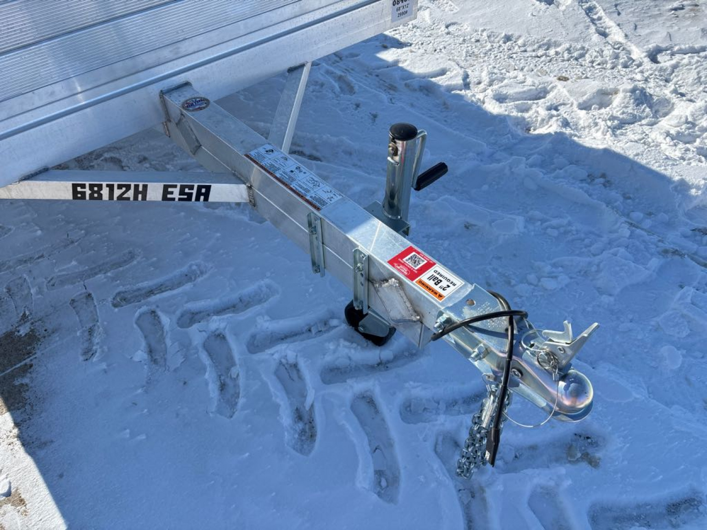 New 2026 Aluma 6812H-ESA-S-TG Utility Trailer