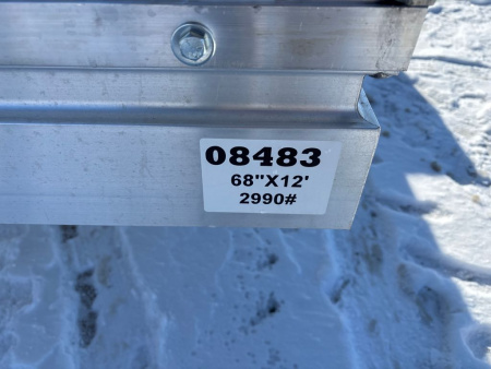 New 2026 Aluma 6812H-ESA-S-TG Utility Trailer