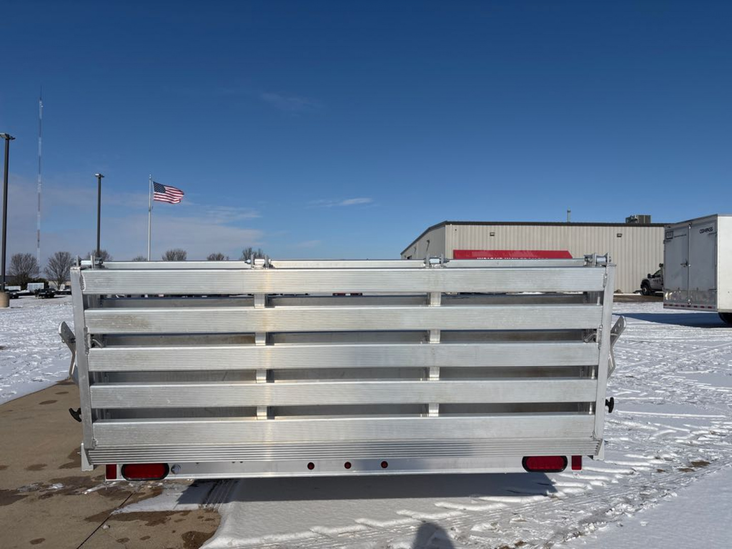 New 2026 Aluma 7815S-EL-BT Utility Trailer