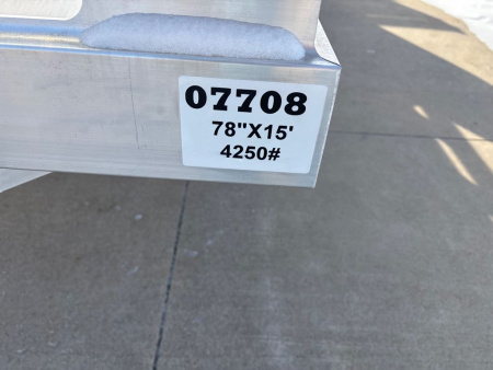 New 2026 Aluma 7815S-EL-BT Utility Trailer