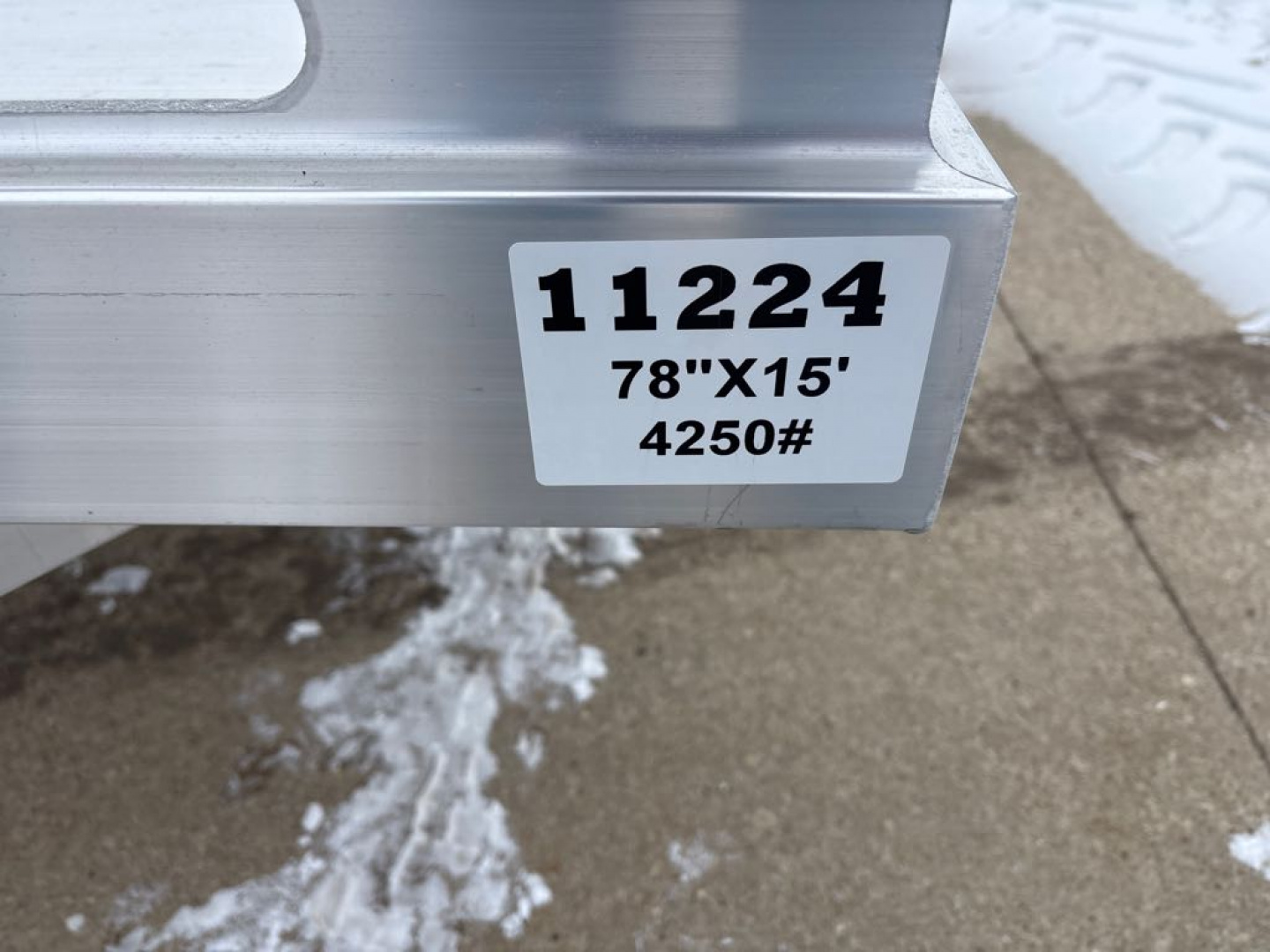 New 2027 Aluma 7815S-EL-BT Utility Trailer