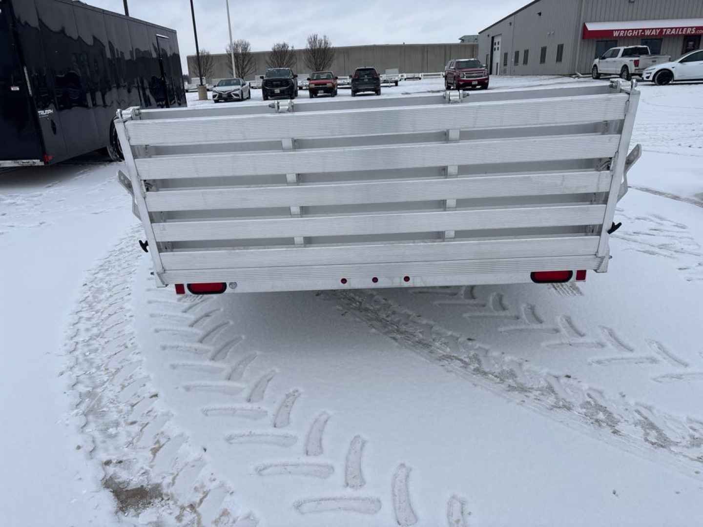 New 2027 Aluma 7815S-EL-BT Utility Trailer