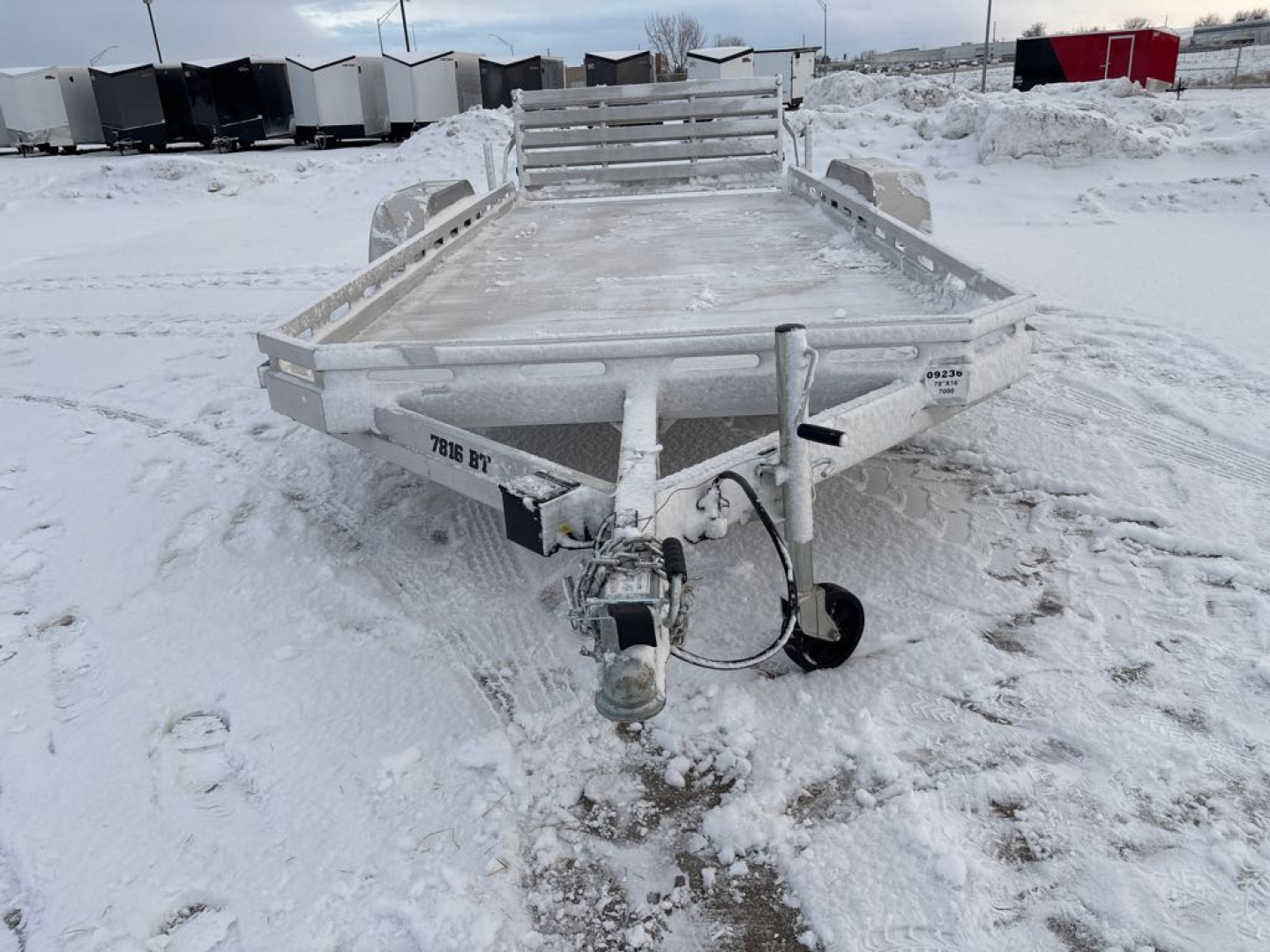 New 2026 Aluma 7816TA-EL-BT-RTD Utility Trailer