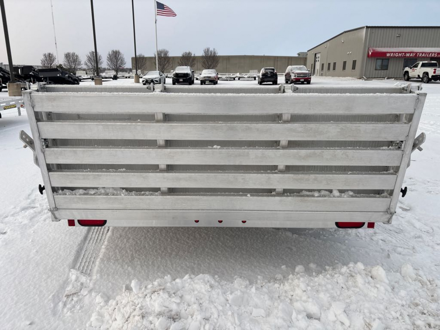 New 2026 Aluma 7816TA-EL-BT-RTD Utility Trailer