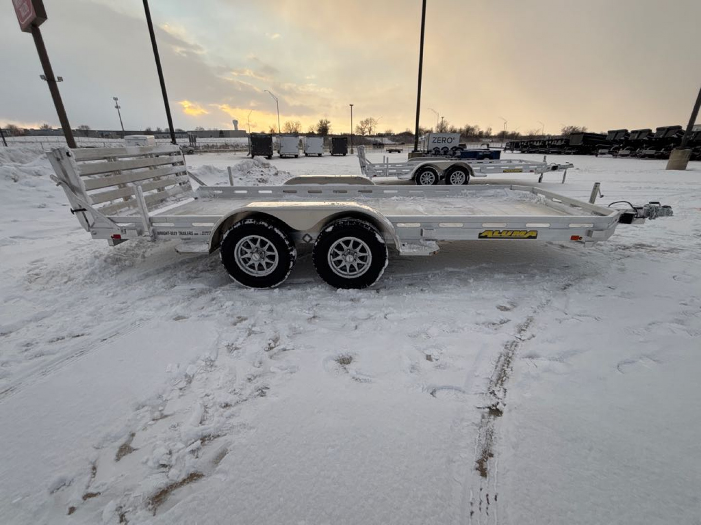 New 2026 Aluma 7816TA-EL-BT-RTD Utility Trailer