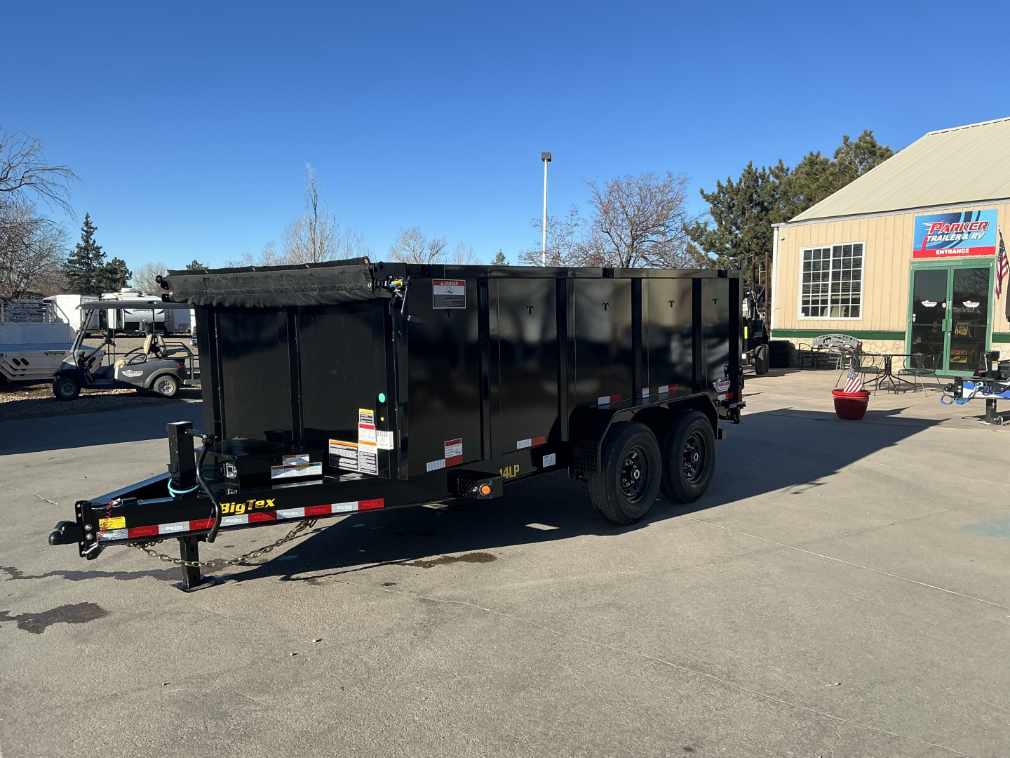 New 2026 Big Tex Trailers 14LP-14BK6-P4 Dump Trailer