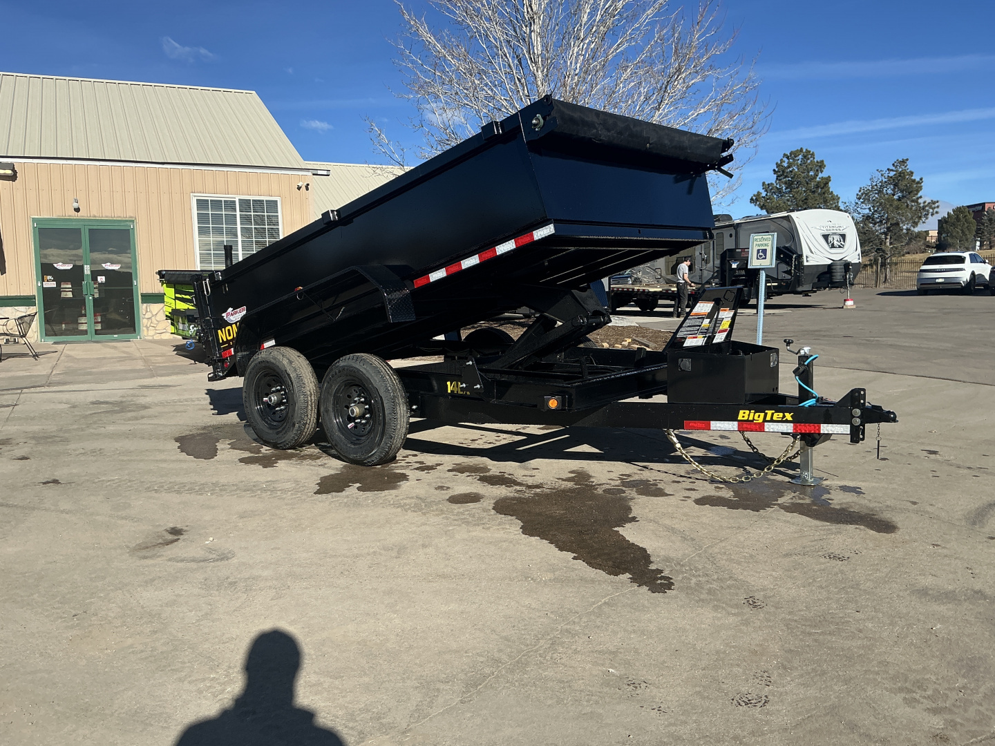 New 2026 Big Tex Trailers 14LX-12C2A-BK Dump Trailer