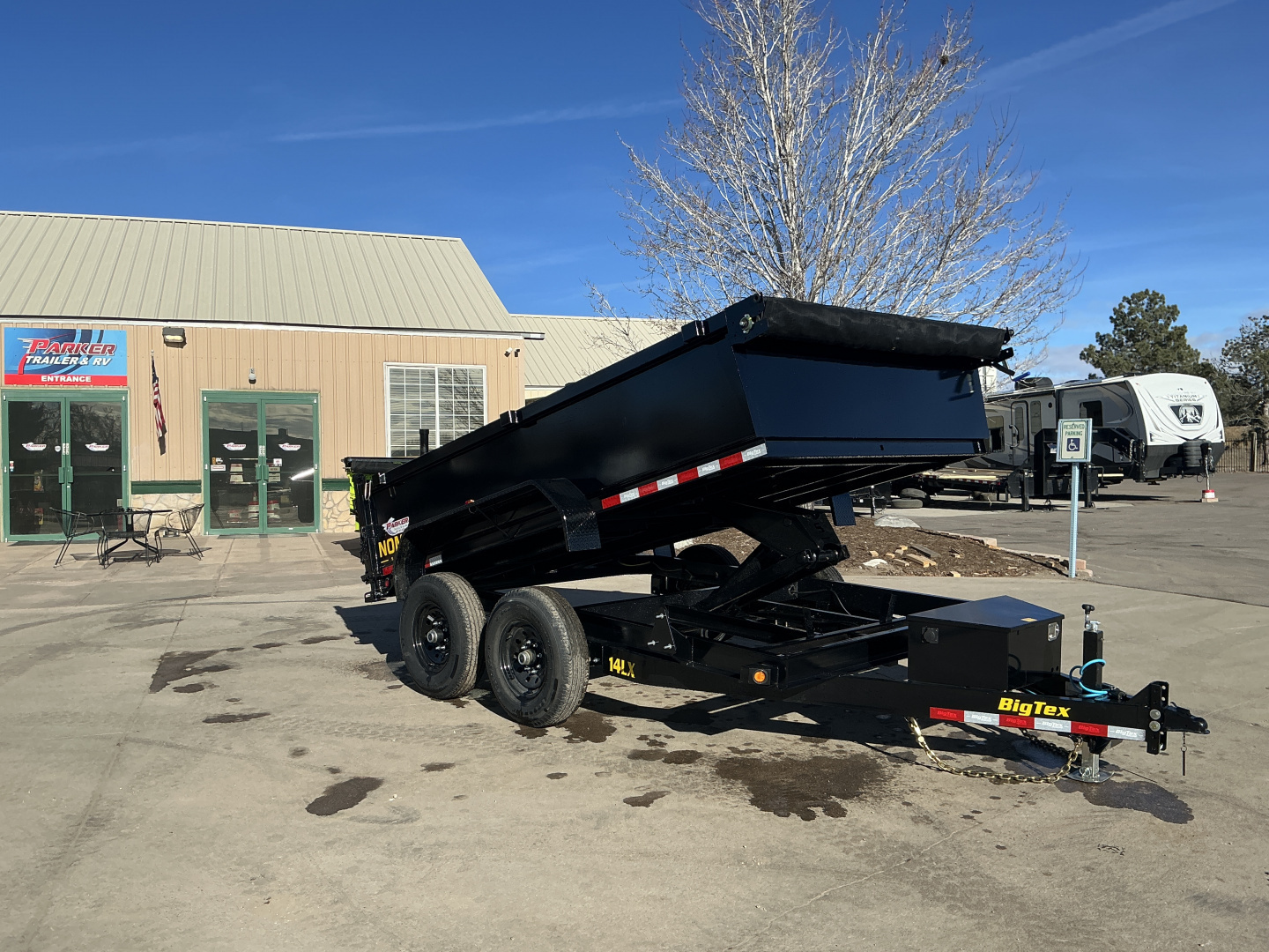 New 2026 Big Tex Trailers 14LX-12C2A-BK Dump Trailer