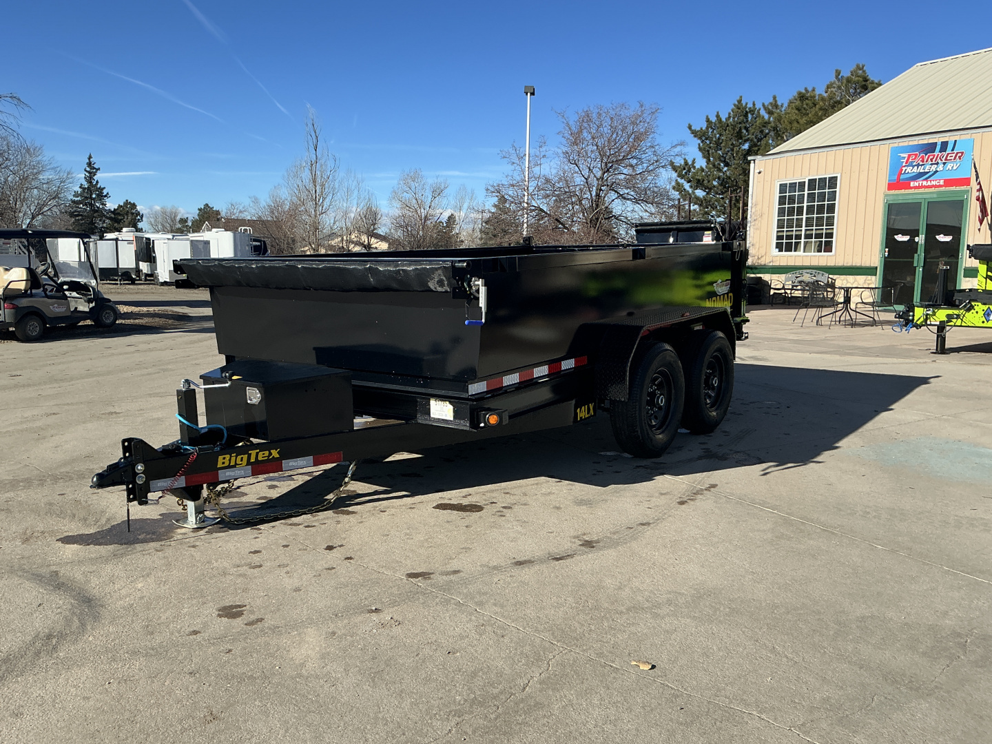 New 2026 Big Tex Trailers 14LX-12C2A-BK Dump Trailer