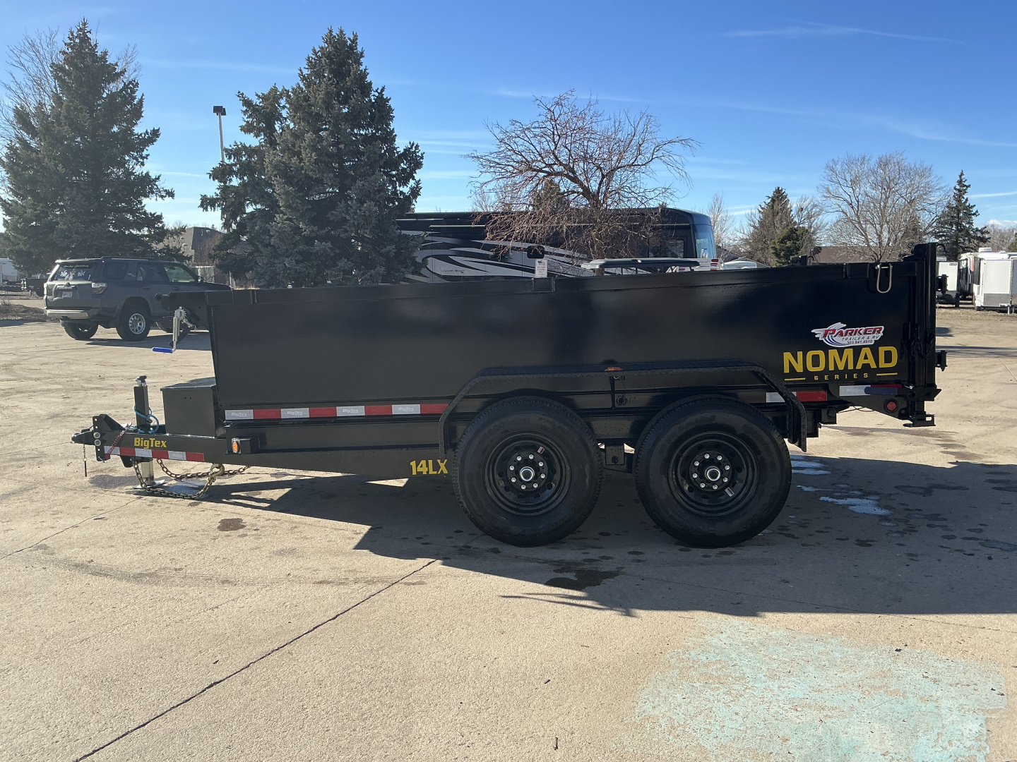 New 2026 Big Tex Trailers 14LX-12C2A-BK Dump Trailer