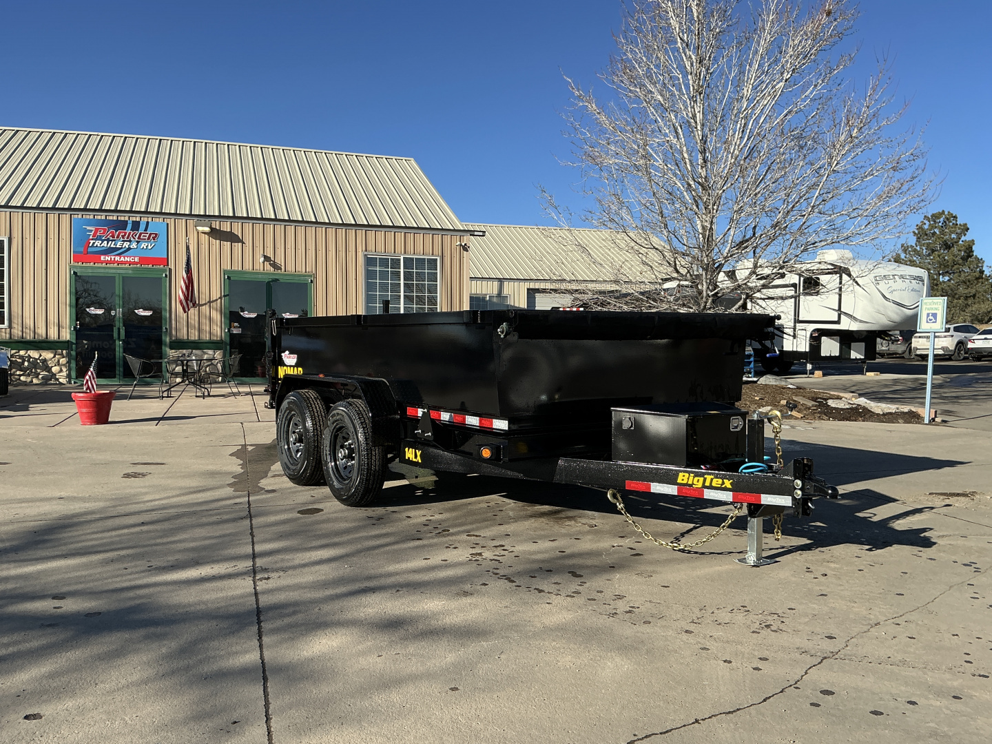 New 2026 Big Tex Trailers 14LX-12C2A-BK Dump Trailer