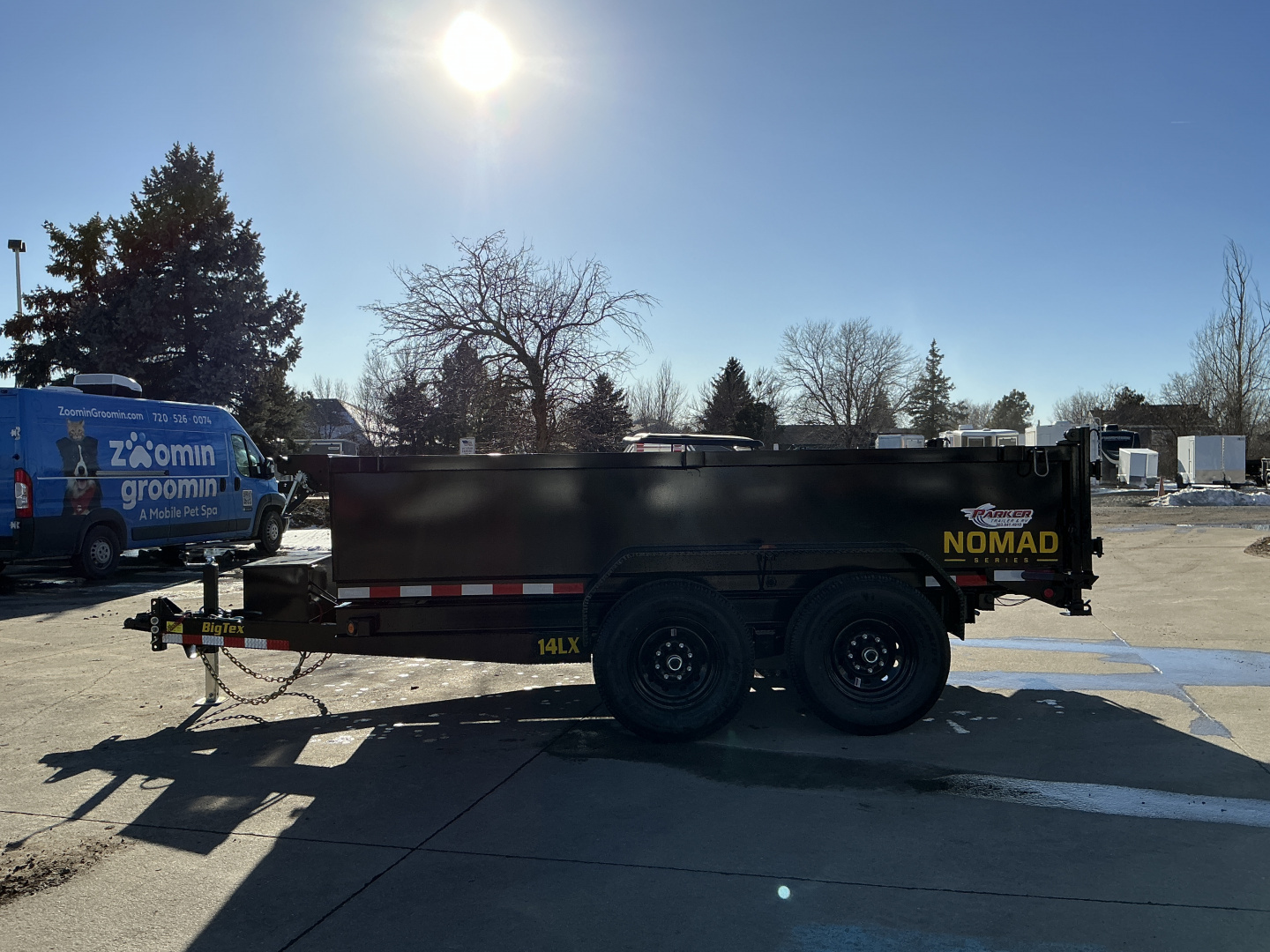 New 2026 Big Tex Trailers 14LX-12C2A-BK Dump Trailer