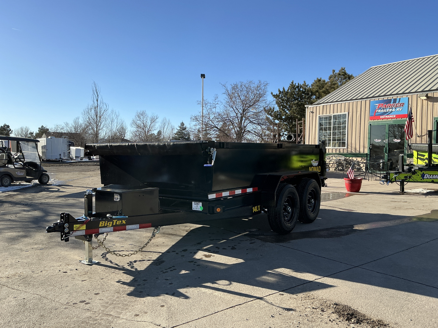 New 2026 Big Tex Trailers 14LX-12C2A-BK Dump Trailer