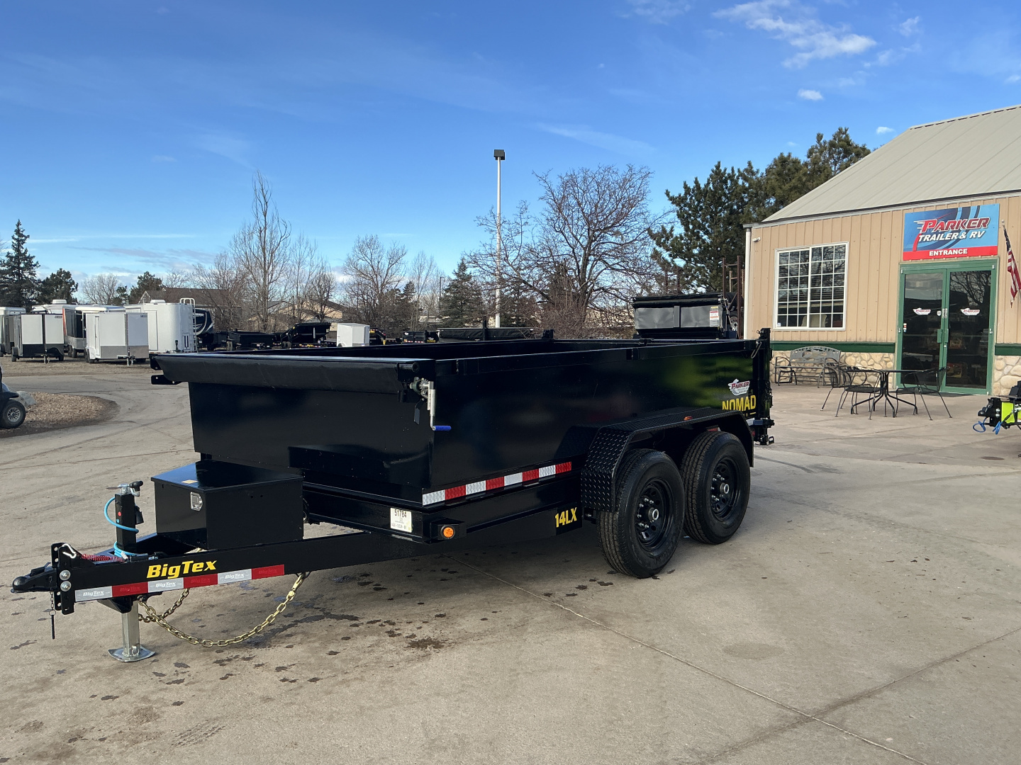 New 2026 Big Tex Trailers 14LX-12C2A-BK Dump Trailer