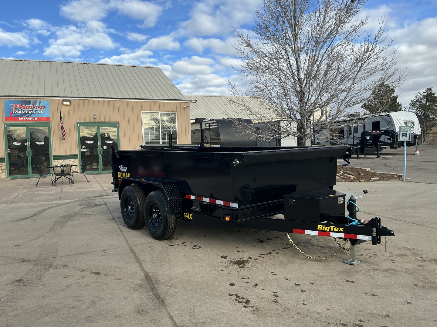 New 2026 Big Tex Trailers 14LX-12C2A-BK Dump Trailer
