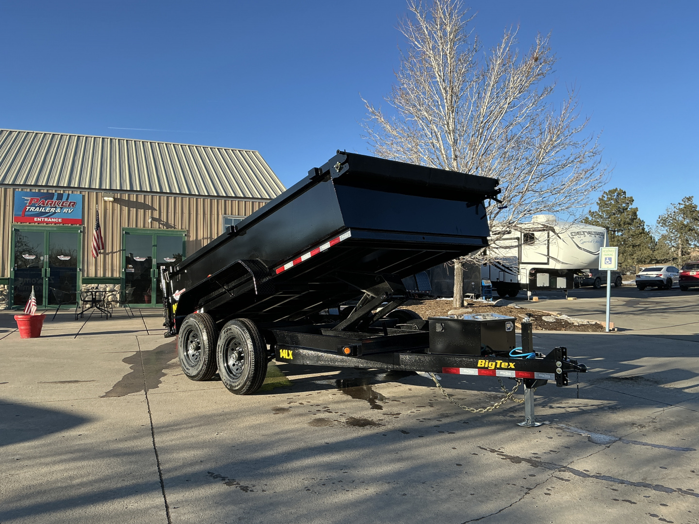 New 2026 Big Tex Trailers 14LX-12C2A-BK Dump Trailer