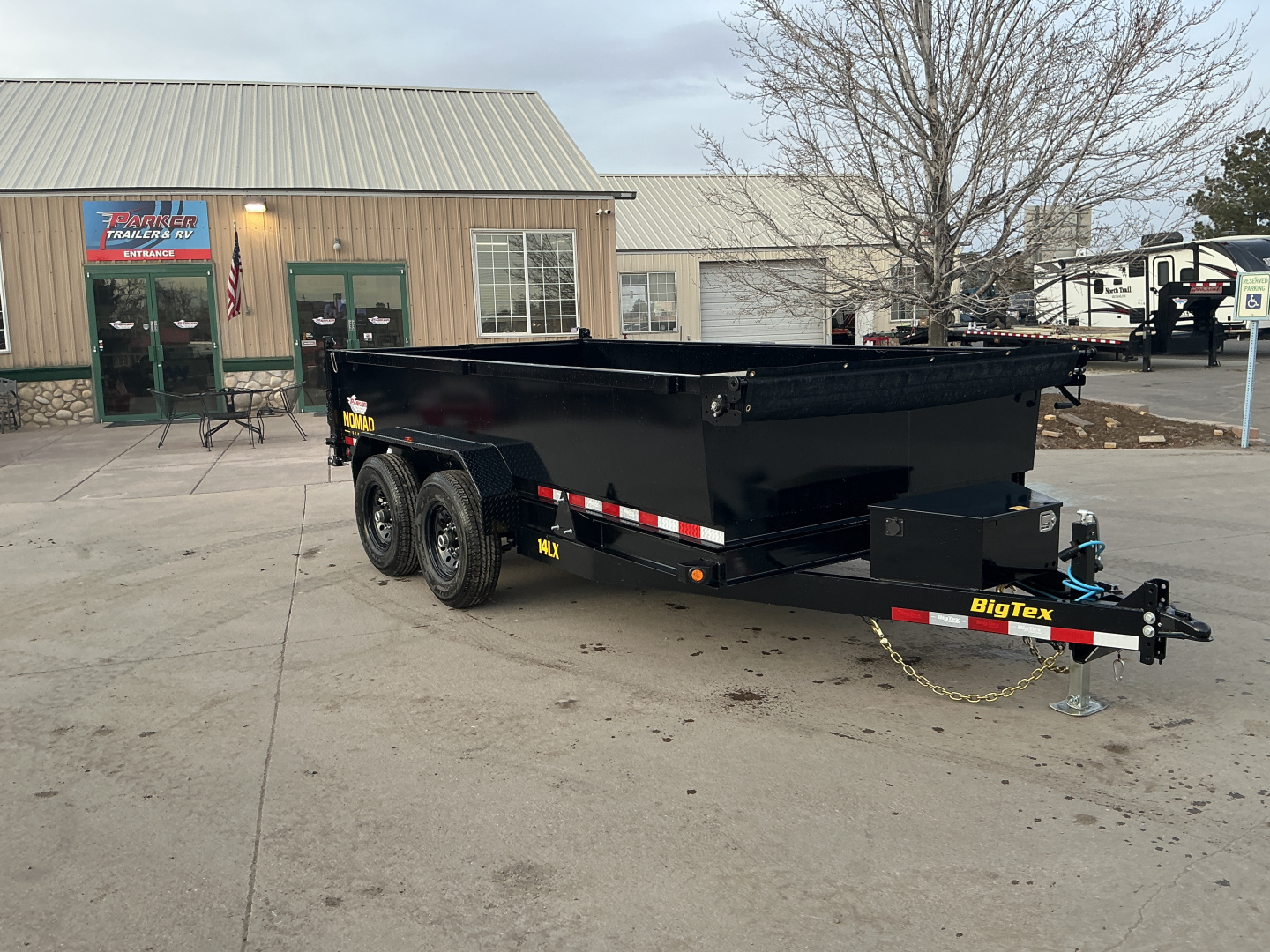 New 2026 Big Tex Trailers 14LX-14C2A-BK Dump Trailer