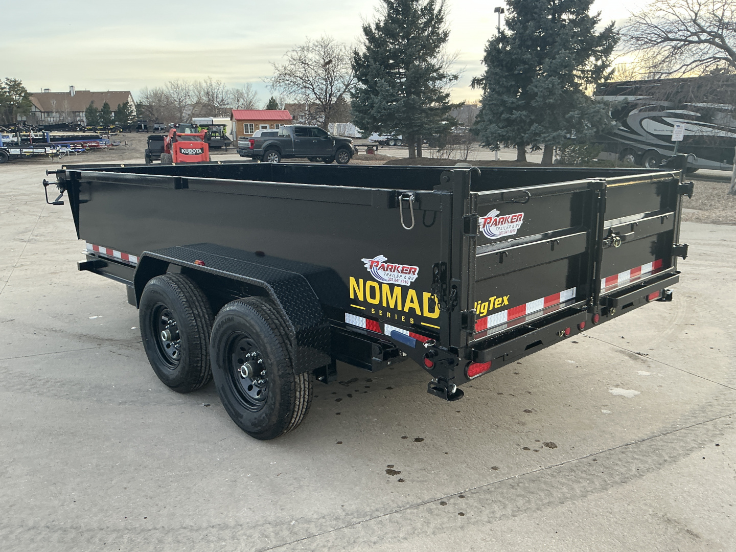 New 2026 Big Tex Trailers 14LX-14C2A-BK Dump Trailer