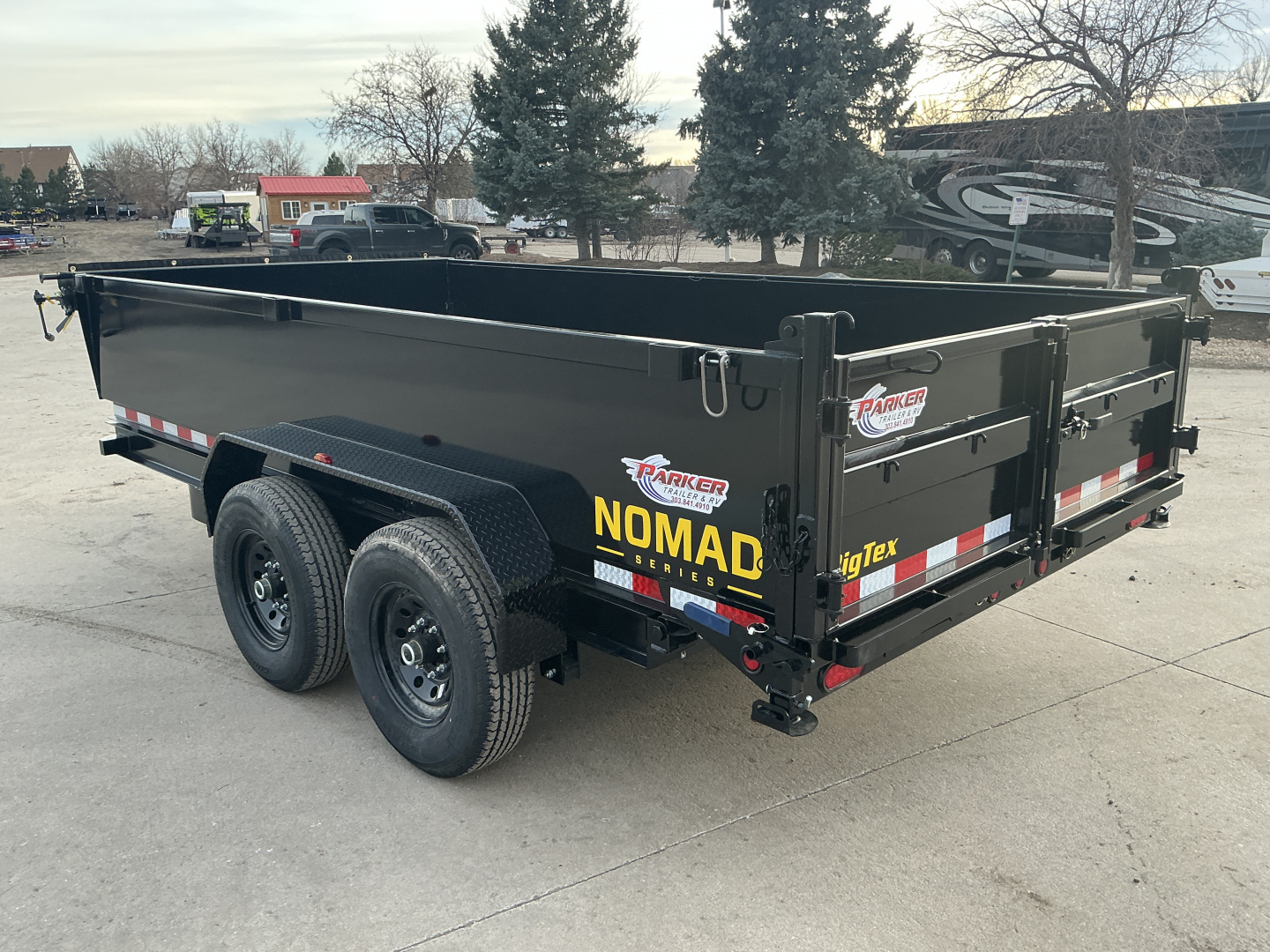 New 2026 Big Tex Trailers 14LX-14C2A-BK Dump Trailer