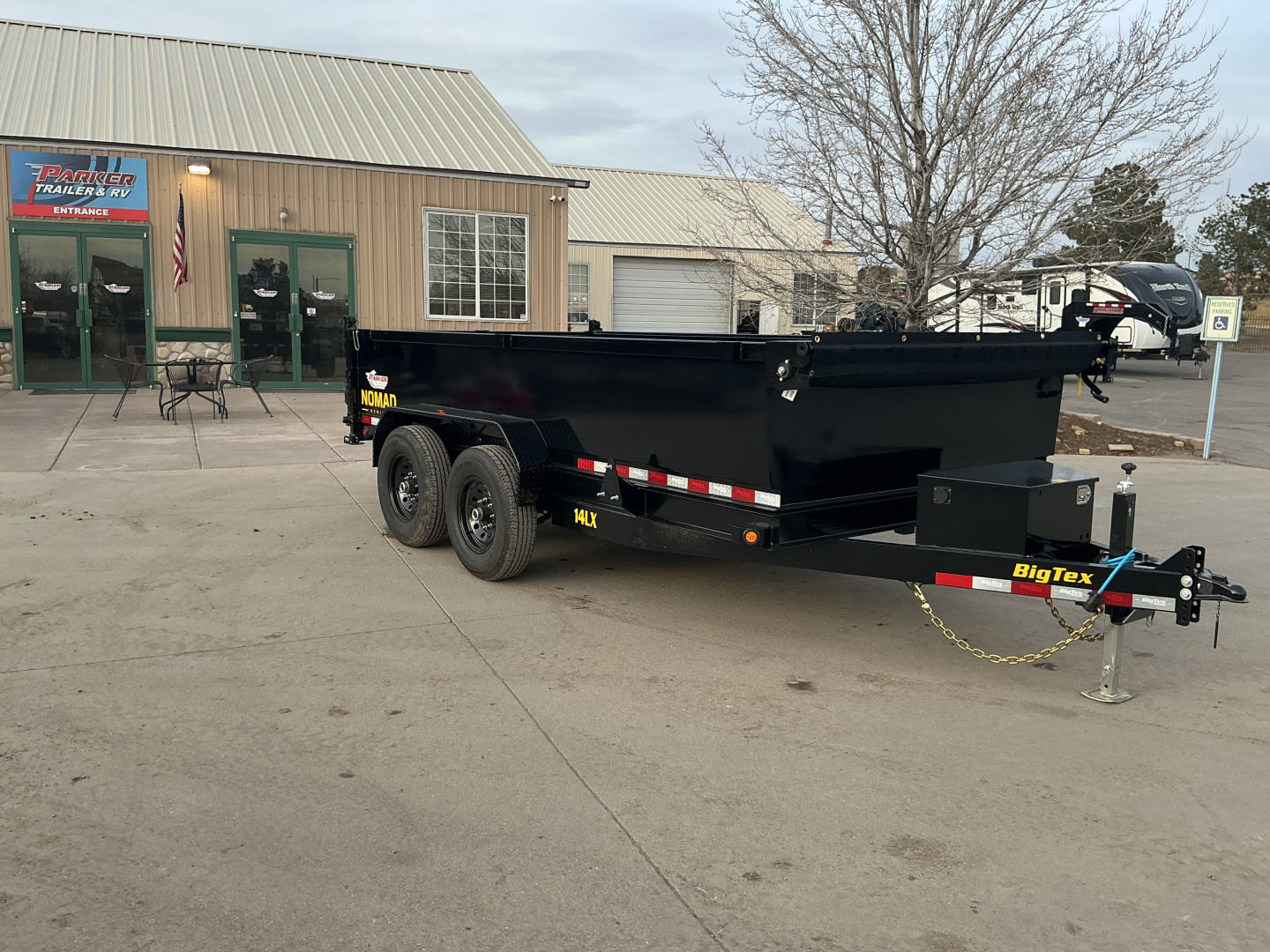 New 2026 Big Tex Trailers 14LX-14C2A-BK Dump Trailer
