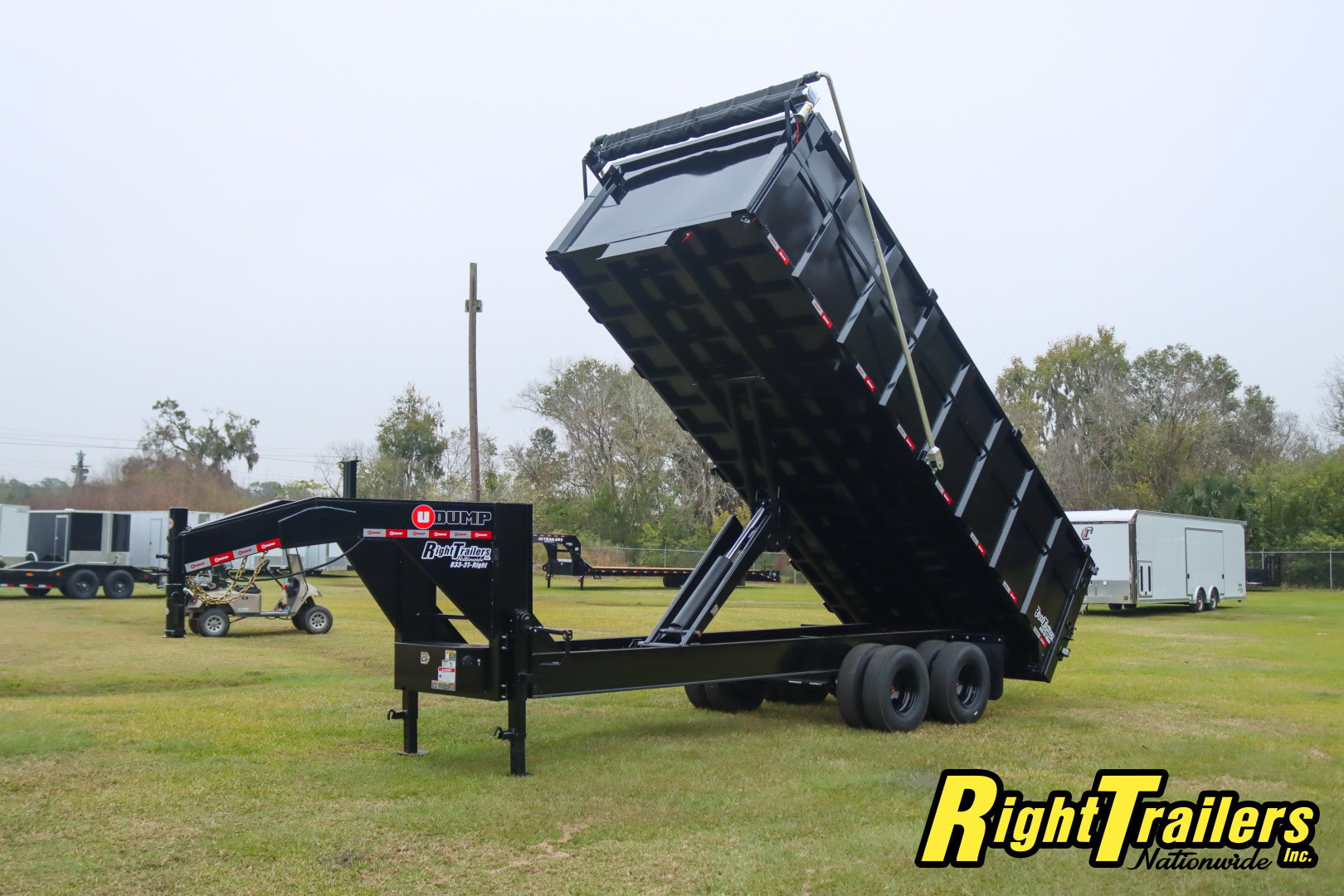 New 2026 8X20 U-DUMP GOOSENECK DUMP TRAILER