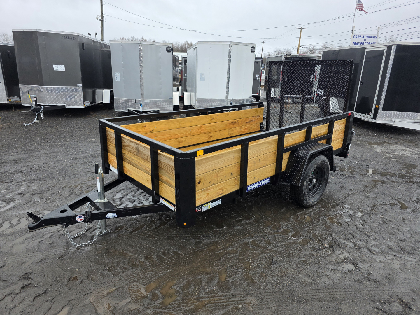 New 2026 Sure-Trac 5X10 - 3 BOARD HIGH SIDE Utility Trailer