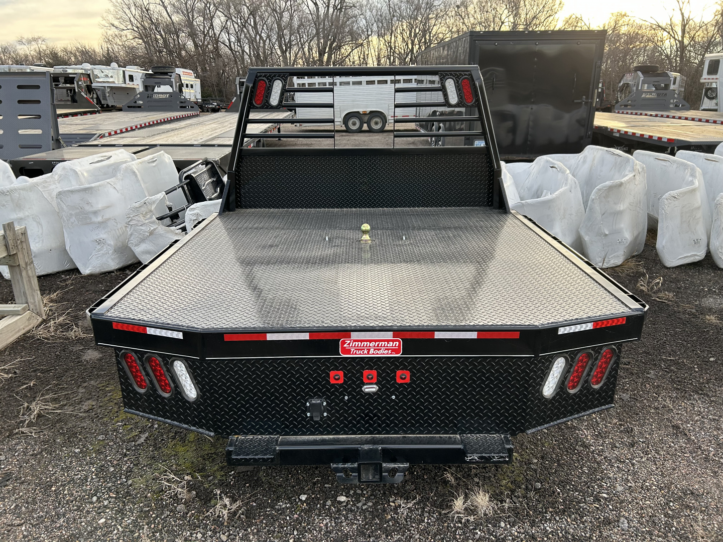 New 2025 Zimmerman 84x84 steel flatbed Truck Bed