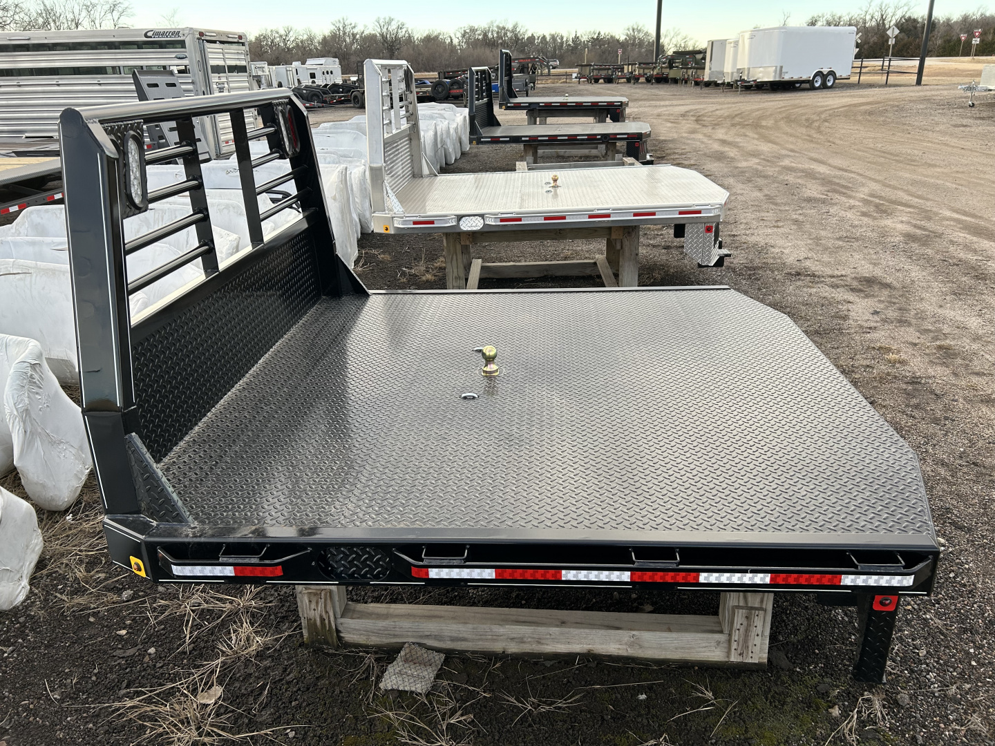 New 2025 Zimmerman 84x84 steel flatbed Truck Bed