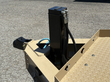 New 2026 PJ TRAILERS 83" x 14' Low-Pro Telescopic Dump (DT1) 14K GVWR - Hydraulic Jack Dump Trailer