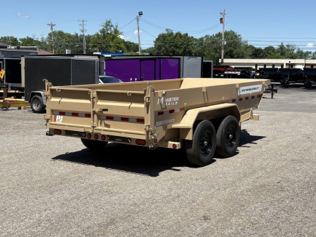 New 2026 PJ TRAILERS 83" x 14' Low-Pro Telescopic Dump (DT1) 14K GVWR - Hydraulic Jack Dump Trailer