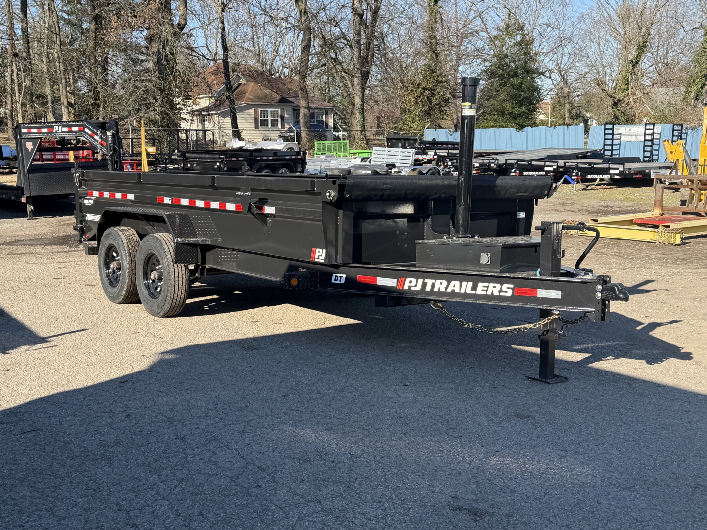 New 2026 PJ Trailers 83" x 16' Pro-Lift Dump (DT) 16K GVWR Trailer