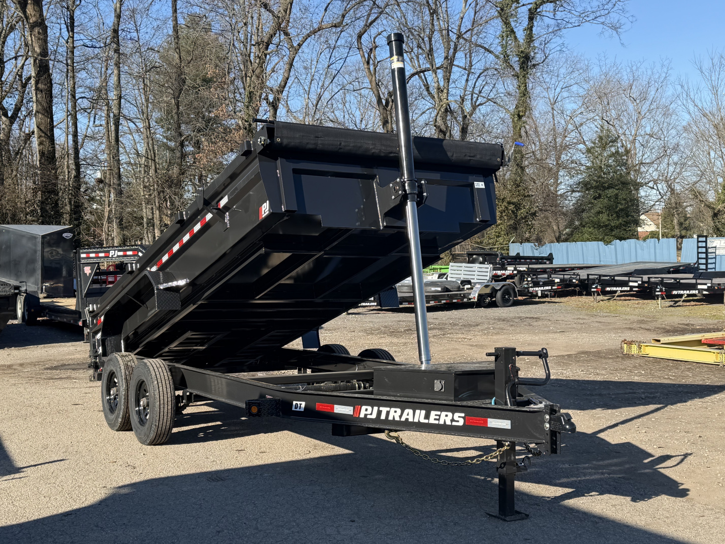 New 2026 PJ Trailers 83" x 16' Pro-Lift Dump (DT) 16K GVWR Trailer